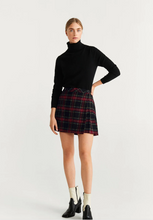 Load image into Gallery viewer, Pleated Hem Miniskirt